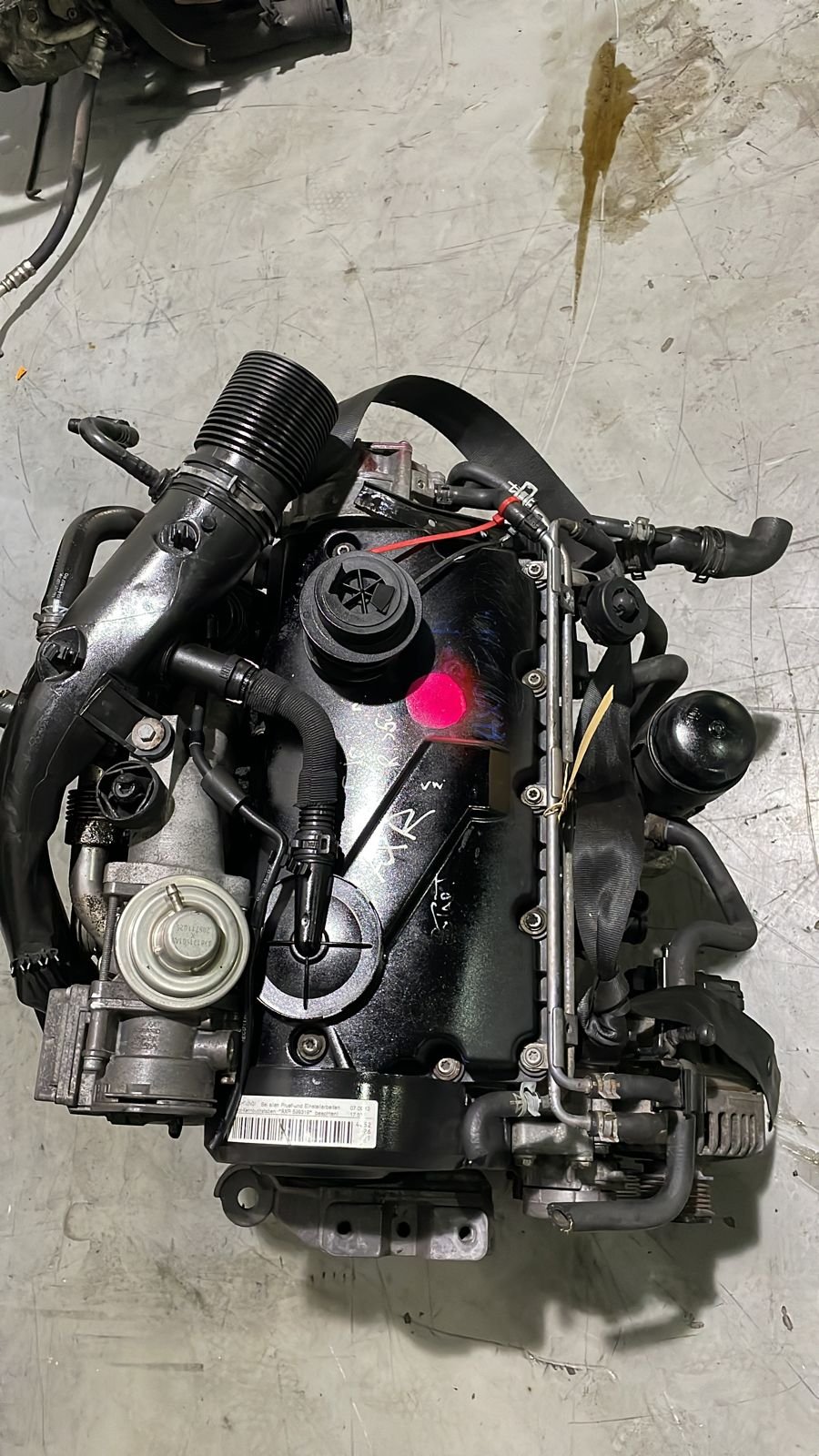 Second image of Volkswagen Polo 1.9 TDI AXR Engine OEM