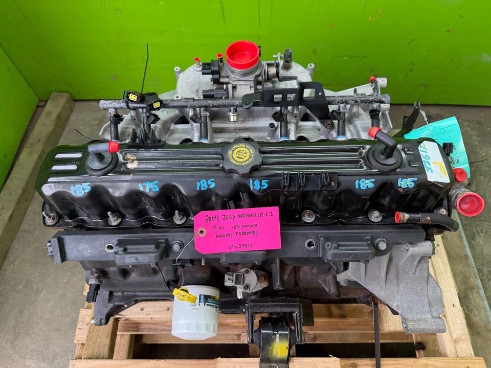Second image of 2004 Jeep Wrangler TJ LJ 4.0L Inline-6 Engine | Complete | Excellent Running | 2003–2006