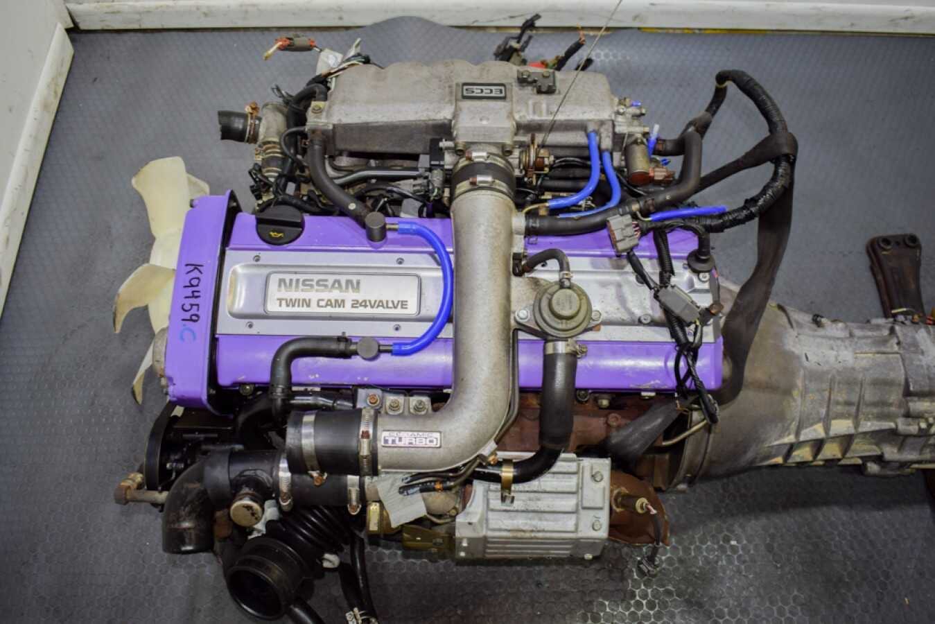 Nissan RB20DET 2.0L Turbo Engine w/ Transmission R32 GTST Laurel JDM