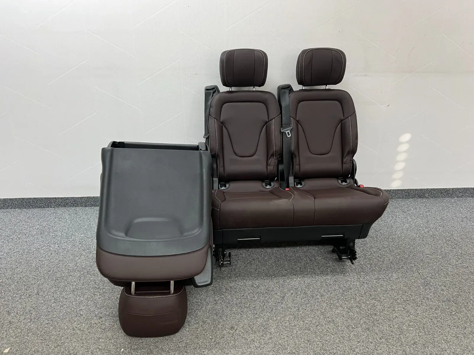 Second image of Mercedes V-Class/Vito W447 3-Seater Bench Artificial Leather Brown