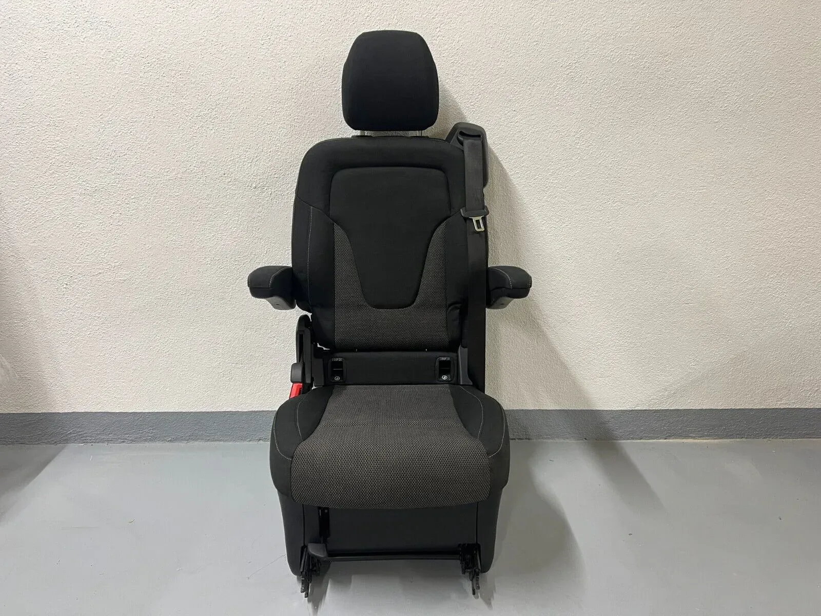 Mercedes-Benz W447/W448 V-Class/Vito Single Seat Fabric Black NEW
