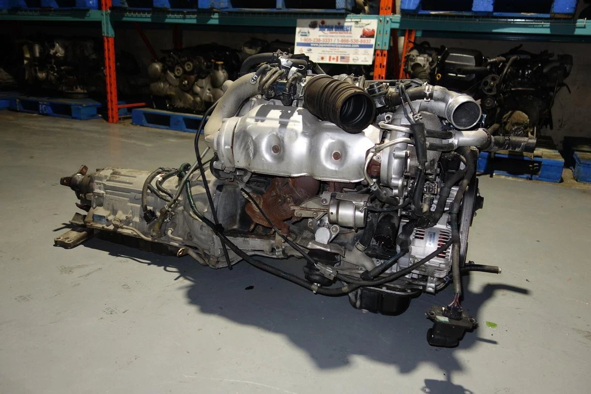 Second image of Used JDM Toyota 2JZ-GTE VVT-i 3.0L Turbo Engine & 6-Speed Transmission